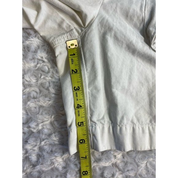 J Crew Weathered Chino Classic Twill White Shorts Size 4 City Fit - Picture 9 of 14